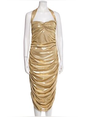 Norma Kamali Halterneck Long Dress